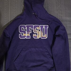 Champion Purple SFSU Hoodie